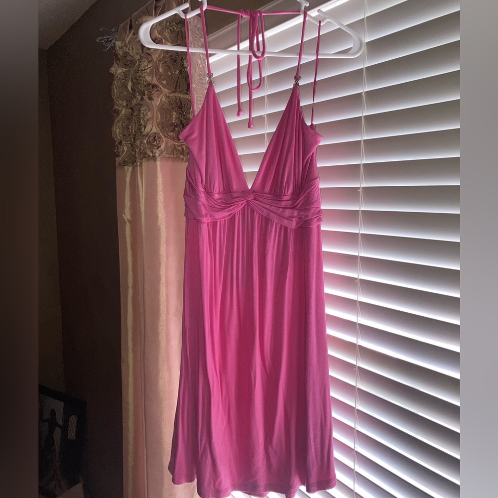 Express pink dress